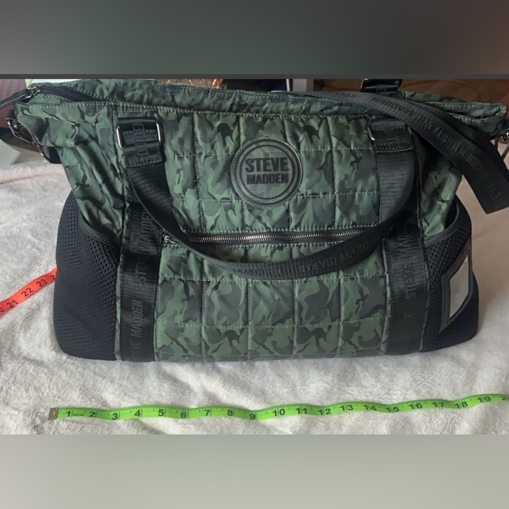 Steve Madden Camo XL Overnight Weekender Bag